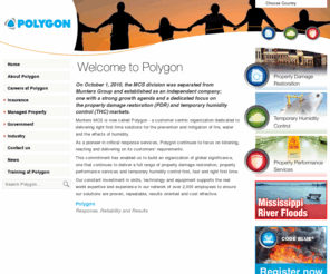 moisturecontrolservice.net: Polygon - Response, Reliability and Results
A customer centric organisation dedicated to delivering right first time solutions for the prevention and mitigation of fire, water and the effects of humidity