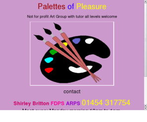 palettesofpleasure.com: Palettes of Pleasure
Art Group with tutor all levels welcome yate