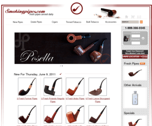 smokingpipes.com: Tobacco Pipes, Smoking Pipes, Estate Pipes & Pipe Tobacco  at Smoking Pipes .com
