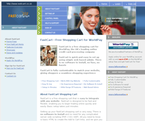 webcart.co.uk: FastCart - Free Shopping Cart for WorldPay
FastCart - Free Shopping Cart for WorldPay