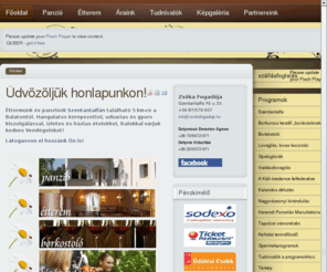 zsokafogadoja.hu: Üdvözöljük honlapunkon!
Zsóka Fogadója - Szentantalfa - étterem, panzió, apartmanok, vendégház, borturizmus