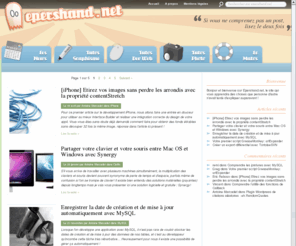 epershand.net: Tutoriaux graphisme, référencement et ressources pour développeur web | Epershand
Tutoriaux graphisme, référencement et ressources pour développeur web