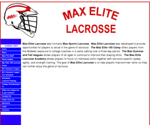 maxelitelacrosse.com: Max Elite Lacrosse
Max Elite Lacrosse