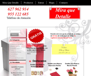 miraquedetalle.es: Mira Que Detalle
Regalos de Bodas, Invitaciones, Complementos, comuniones, detalles de bodas,bianca, Laura