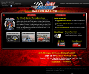 sadlersindoorracing.com: Sadlers Indoor Racing
