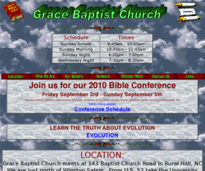 gbcstanleyville.com: Welcome To Grace Baptist Church
welcome page to Grace Baptist Church