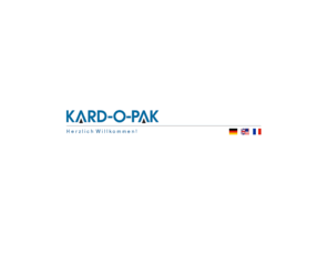 kard-o-pak.com: Herzlich Willkommen
Die Deutsche KARD-O-PAK GmbH ist spezialisiert auf den Schutz und die Präsentation wertvoller Füllgüter in allseitig heißgesiegelten Blockbodenbeuteln. Wir bieten Know-How in Entwicklung, Produktion und Anwendung vollautomatisch gefertigter Blockbodenbeutel sowie flexobedruckter Rollenware.