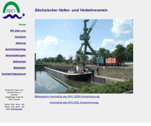 shv-oberelbe.de: Sächsischer Hafen- und Verkehrsverein e.V.
