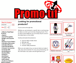 promo-tif.com: A+ Specialties Inc
Promotional products, advertising specialties and business gifts. Shop our mall of products that can be imprinted with your company name & logo! Enter to win our drawing!