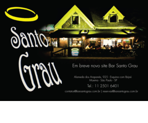 barsantograu.com.br: Bar Santo Grau - Barzinho em São Paulo - Moema
Barzinho muito aconchegante em Moema. Decoração em estilo colonial, com vista para o agito. Ótimo lugar para marcar com os amigos. 
