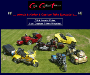 coolcustomtrikes.com: Honda and Harley Davidson Trike Specialist with Motorcycle Trikes
  from Motor Trike, Stallion, Champion, Mystery Design
