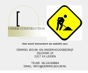 demirelbouw.nl: Paginatitel
