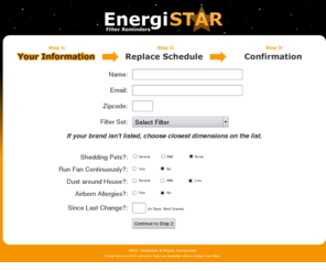 energi-star.com: Energi-Star: The Free Filter Replacement Reminder
We remind you when it's time to replace your filter, and help suggest how often you should replace your filter.
