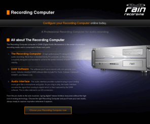 recording-computer.com: Recording Computer | Record, Mix, Edit your Music
The Recording Computer for audio recording, MIDI, VSTi.