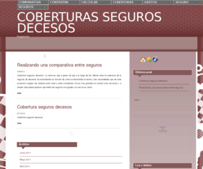 coberturassegurosdecesos.es: COBERTURAS SEGUROS DECESOS
COBERTURAS SEGUROS DECESOS