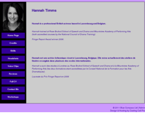 hannahtimms.com: Hannah Timms Website
 Hannah Timms