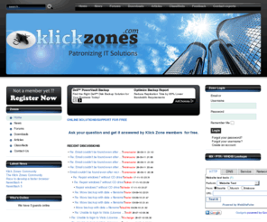 klickzones.com: Online Solutions/Support for free
Joomla! - the dynamic portal engine and content management system