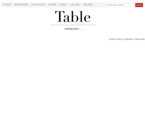 tableculinary.com: Table | Culinary Curation
Culinary Curation