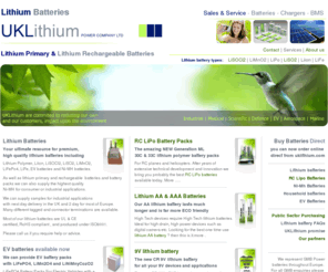 uklithium.com: Lithium Batteries - Primary & Rechargeable Specialist
Lithium batteries. Premium quality Lithium Polymer, Liion, LiSOCl2, LiSO2, LiMnO2, LiFePo4, LiFe, EV (Electric Vehicle) batteries sales and service 