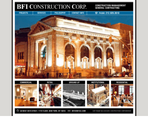 bohnfiore.com: BFI Construction Corp.- Construction Management & General Contracting
BFI Construction Corp - An experienced construction management and general contracting firm specializing in interior renovation and facility construction.