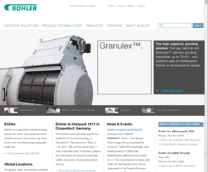 buhler-group.info: Home. - BUHLERGROUP.com
Bühler is the global specialist and technology partner in the supply of plants and services for processing grain and food as well as for manufacturing advanced materials.