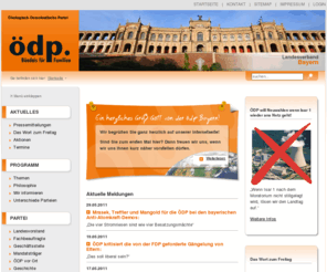 oedp-bayern.de: ÖDP Bayern: Startseite
Die Ökologisch-Demokratische Partei informiert Sie über aktuelle Nachrichten, das Parteiprogramm und lädt Sie zum Meinungsaustausch ein.