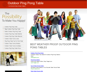 outdoor-ping-pong-table.com: Outdoor Ping Pong Table Buyers Guide
There are many brands to choice from in selecting the right ping pong table for you.  Here are some of the best brands I've found.