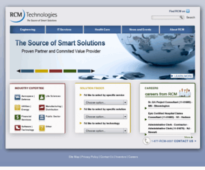 rcmt.com: Engineering Information Technology, IT Management Services - RCMT
Engineering & information technology management services and IT, networking & web business software. Financial solutions for health care from RCM Technologies.