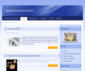 agenciaprotecciondatos.com: Agencia Proteccion Datos
Agencia Protección de Datos. Manuales, tutoriales y cursos de protección de datos. Curso LOPD.