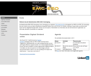 emc-esd.nl: Nederlandse EMC-ESD Vereniging
Nederlandse EMC-ESD Vereniging