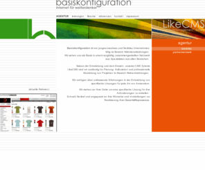 likecms.com: Basiskonfiguration Gotha (Webdesign, Print, Programming, Hosting)
Build, edit and distribute websites - based on LikeCMS