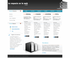 tuespacioenlaweb.com: Tu espacio en la web
Tu espacio en la web, tu empresa de web hosting.
