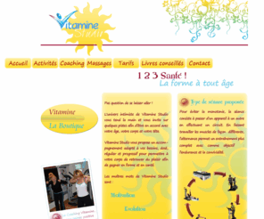 vitamine-studio.net: Vitamine studio Aubagne, Votre allié Santé, Sport, Forme, Beauté, Bien être et Antivieillissement. Powerplate, Technogym, Hydrojet, Wellsystem
Choisir dobtenir, une meilleure condition physique, en un minimum de temps, avec pour objectif, des résultats réels et durables, voilà de quoi vous rendre heureux, sachant que votre temps est précieux . Lheure est au mieux être, à la détente mais aussi à la santé. Avec ses partenaires power plate et wellsystem, vitamine studio vous aide à conjuguer relaxation et remise en forme.