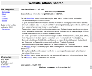 xanten.org: Genealogy website Alfons Santen, from Rhede to Bornerbroek
Web site Alfons Santen. Genealogy from Santen, Vetketel, Bosma, Altink, Rouweler and many more from Rhede, Germany to Bornerbroek, Twente, Overijssel