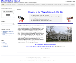albers-il.org:  Official Website of Albers, IL
This is the index of the official web site of the village of Albers, IL, which is located in Clinton County, in the state of Illinois.