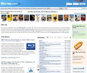 bu-ray.com: Blu-ray, Blu-ray Movies, Blu-ray Players, Blu-ray Reviews
Everything about Blu-ray Disc. Blu-ray reviews, releases, news, guides and forums covering Blu-ray movies, players, recorders, drives, media, software and much more.