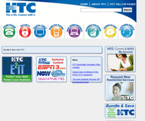 htcinc.net: Horry Telephone Cooperative | HTC | Horry and Georgetown Counties
A full menu of communications services are available from HTC, Inc. and HTC Communications, including, local phone service, cable, high-speed internet access, cable modems, DSL, long distance, and digital wireless service.  HTC serves Myrtle Beach, Carolina Forest, Conway, North Myrtle Beach, Little River and the rest of Horry County, S.C.