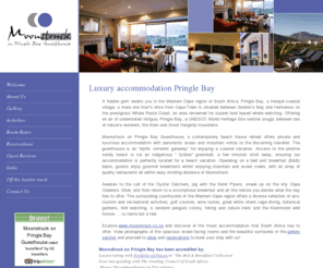 moonstruck.co.za: Luxury accommodation Pringle Bay, accommodation overberg on the whale route coast at Moonstruck on Pringle Bay Guest House.
Luxury accommodation Pringle Bay. Guest house accommodation in Pringle Bay close to Hermanus on the whale route coast in the Western Cape.