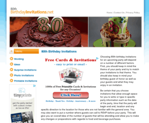 80thbirthdayinvitations.net: 80th Birthday Invitations - 80th Birthday Party Invitations
80th Birthday Invitations