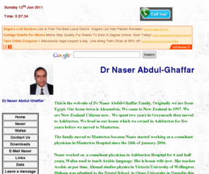 naserhome.com: Dr Naser Abdul-Ghaffar Family
Family Homepage