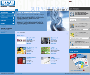 ottochemie.com: Dichtstoffe und Klebstoffe in höchster Qualität - Otto Chemie
Otto Chemie steht für Dichtstoffe und Klebstoffe höchster Qualität.