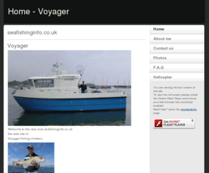 seafishinginfo.co.uk: Home - Voyager
sea fishing