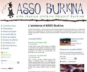 asso-burkina.org: Activite humanitaire au Burkina Faso - ASSO Burkina
ASSO Burkina <p> Aide Soutien Scolaire Objectif Burkina</p> 