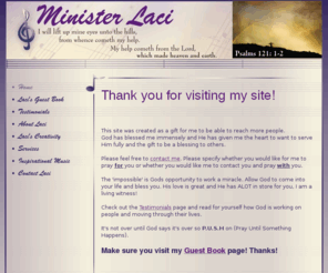 ministerlaci.org: Minister Laci - Home
Minister Laci - Home page
