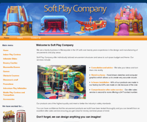 softplaycompany.com: Soft Play Company - Home
Soft Play Company - manufacturers of amusement areas including bouncy castles, indoor play centres, inflatable slides,games, obstacle courses and much more