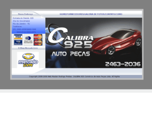 calibra925.com: CALIBRA 925 Comércio de AutoPeças Ltda.
Web Site Corporativo