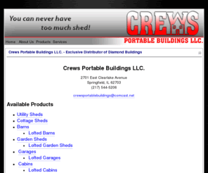 crewssheds.com: Crews Portable Buildings >  Home
Crews Portable Buildings