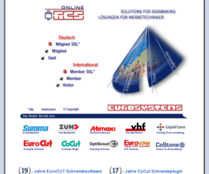 eurosystems.lu: RCS-ONLINE: SignMaking für Profis mit EUROSYSTEMS-Software EuroCUT oder CoCut
SignMaking - RCS vertreibt EUROSYSTEMS Software für grafische Industrie. EuroCUT steuert Schneideplotter, Gravier-, Fräsmaschinen. CoCut schneidet direkt aus AutoCAD, CorelDRAW, Illustrator, Freehand!