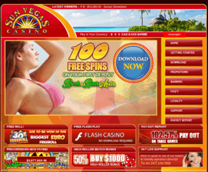 sunvegas.co.uk: Internet Casino - Gambling entertainment online - Sun Vegas Casino
Enter Here !....  Enjoy your own virtual casino where all your favourite casino games are a click away - We strive to maximize your casino experience