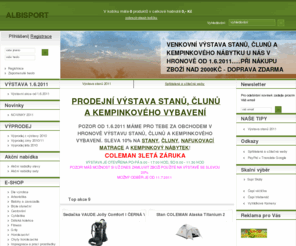 albisport.cz: ALBISPORT
Outdoor shop Albisport s vybavením pro turistiku, hory, horolezectví,  trekking a vodu. 